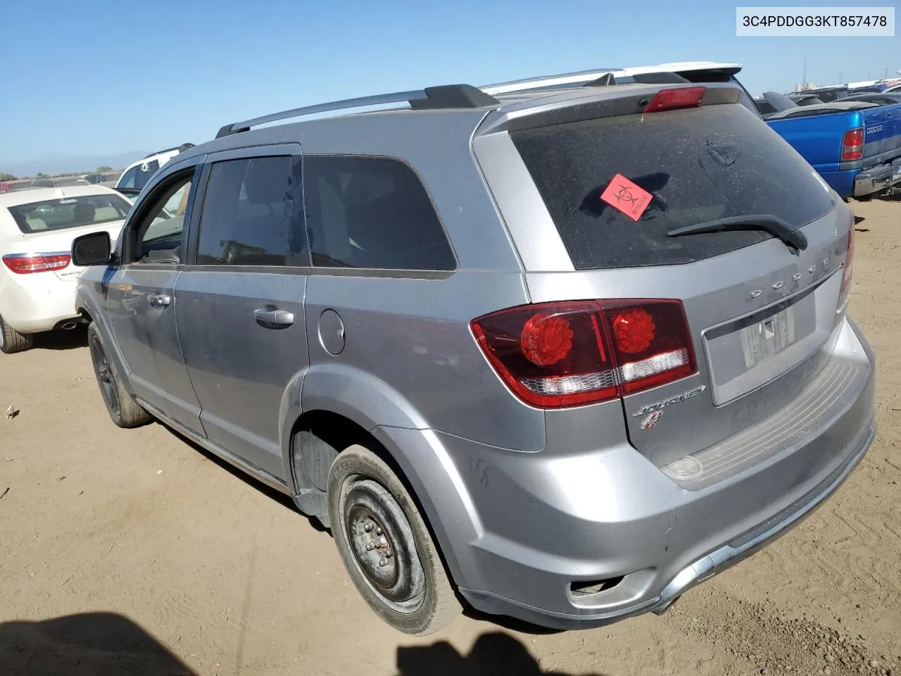 2019 Dodge Journey Crossroad VIN: 3C4PDDGG3KT857478 Lot: 72270464