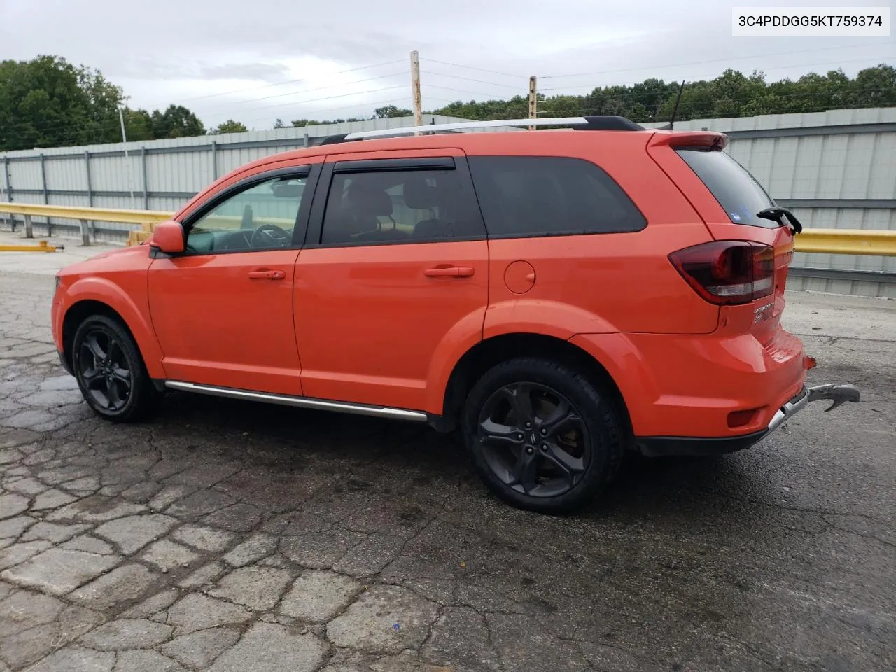 2019 Dodge Journey Crossroad VIN: 3C4PDDGG5KT759374 Lot: 72370884