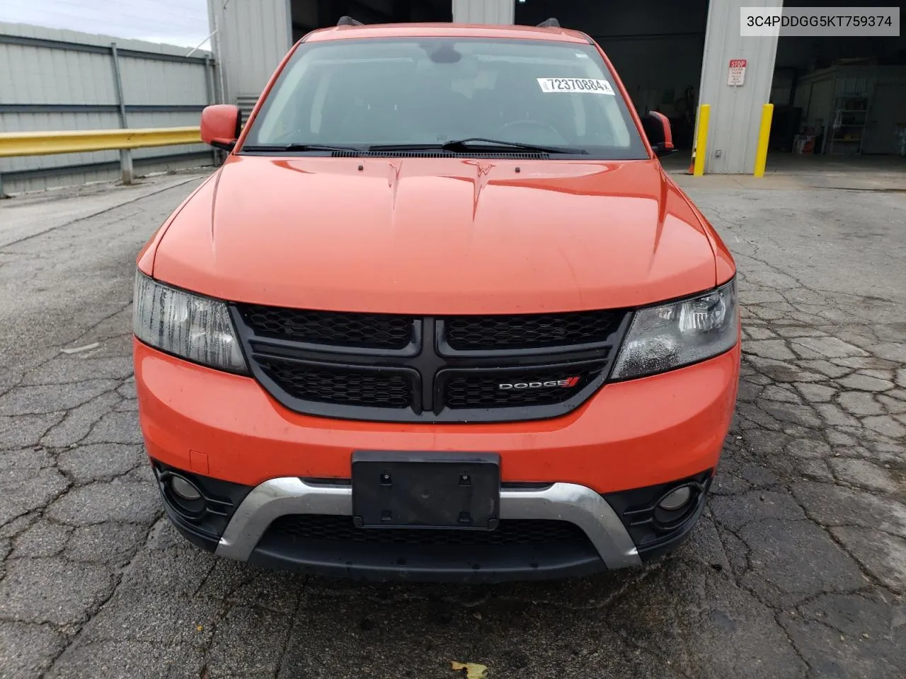 2019 Dodge Journey Crossroad VIN: 3C4PDDGG5KT759374 Lot: 72370884