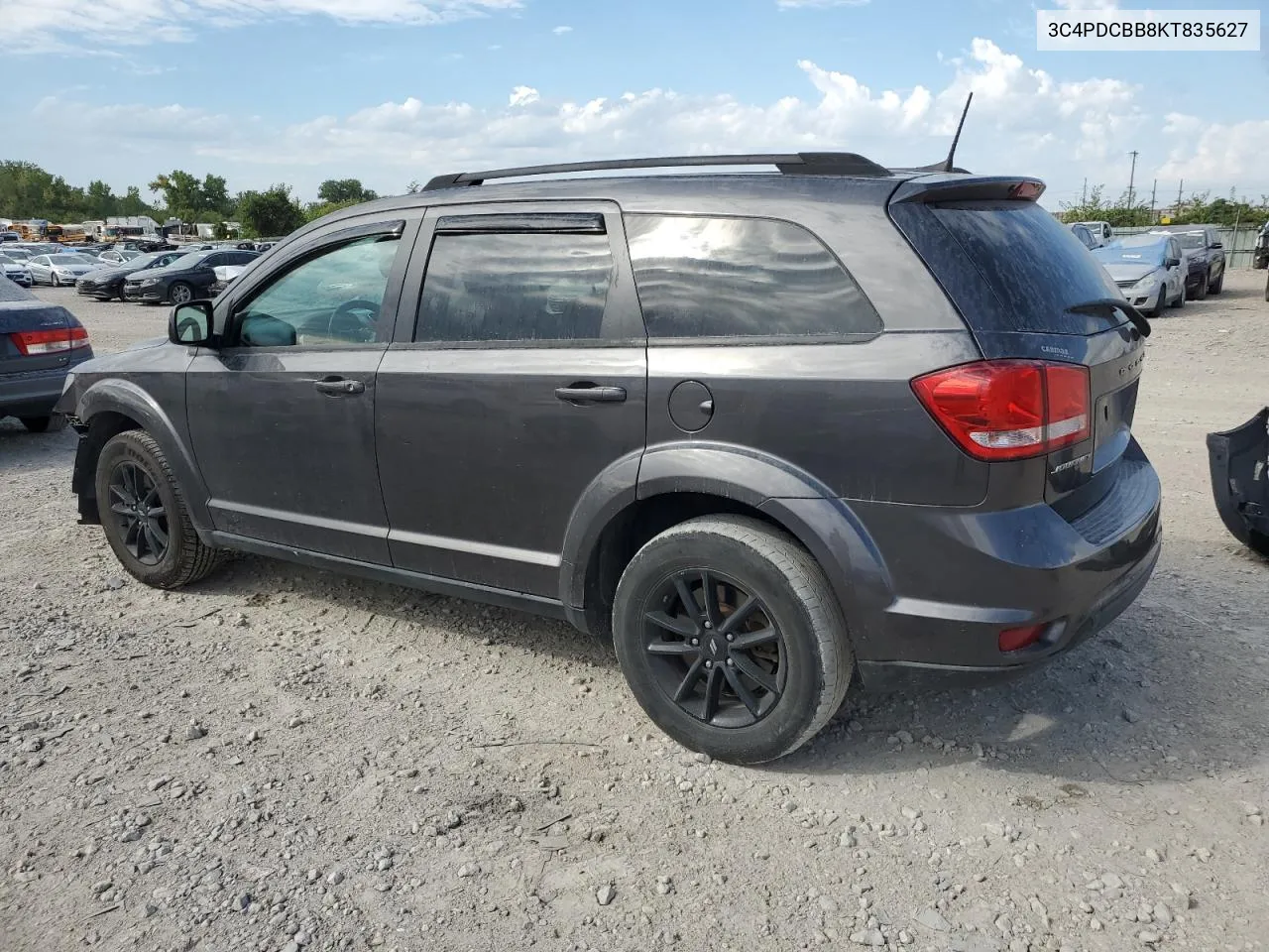 2019 Dodge Journey Se VIN: 3C4PDCBB8KT835627 Lot: 72395054