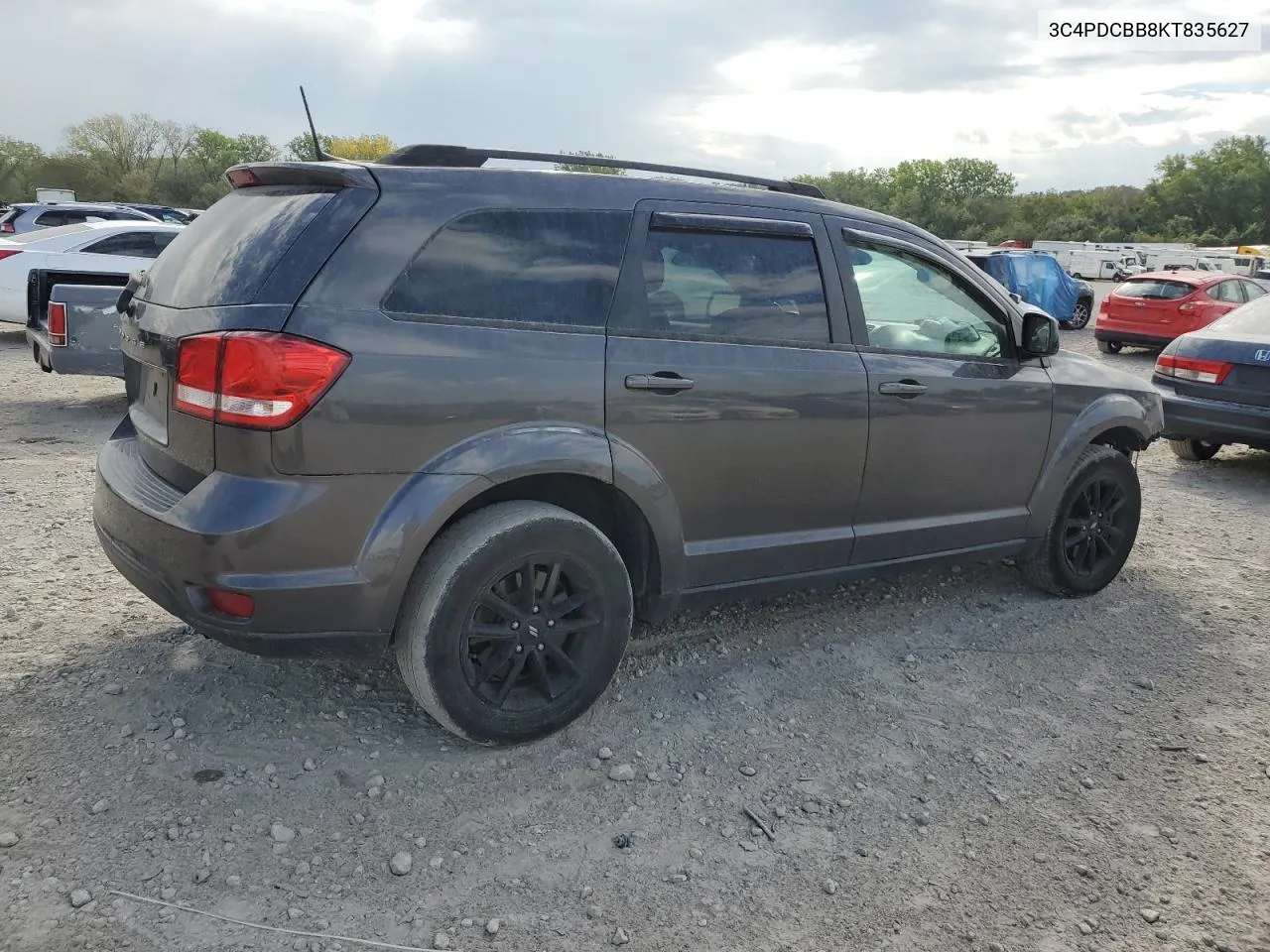 2019 Dodge Journey Se VIN: 3C4PDCBB8KT835627 Lot: 72395054