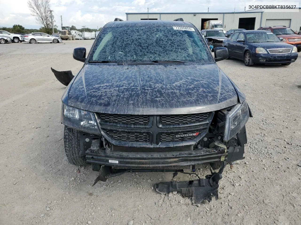 2019 Dodge Journey Se VIN: 3C4PDCBB8KT835627 Lot: 72395054