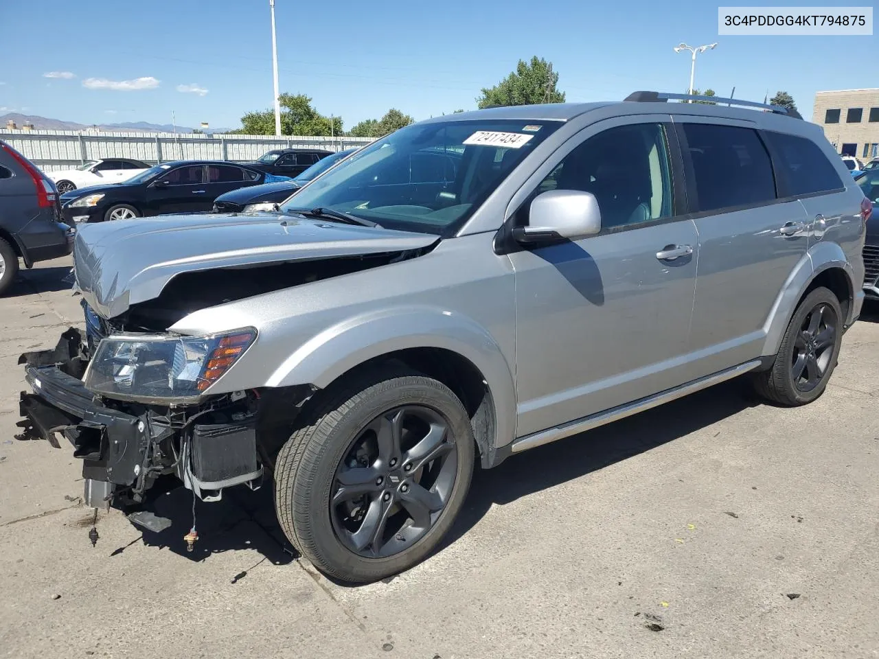 3C4PDDGG4KT794875 2019 Dodge Journey Crossroad