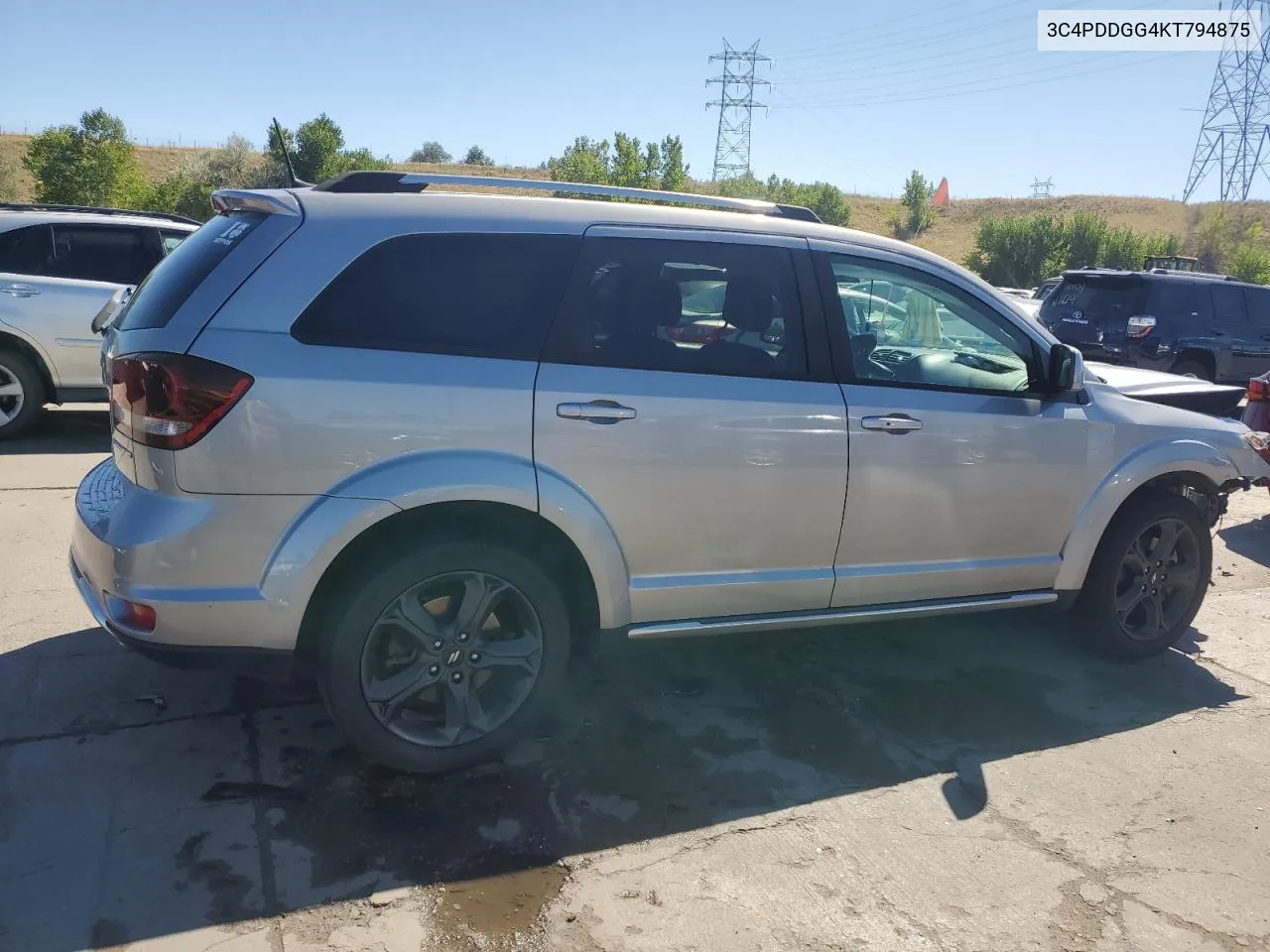 2019 Dodge Journey Crossroad VIN: 3C4PDDGG4KT794875 Lot: 72417434