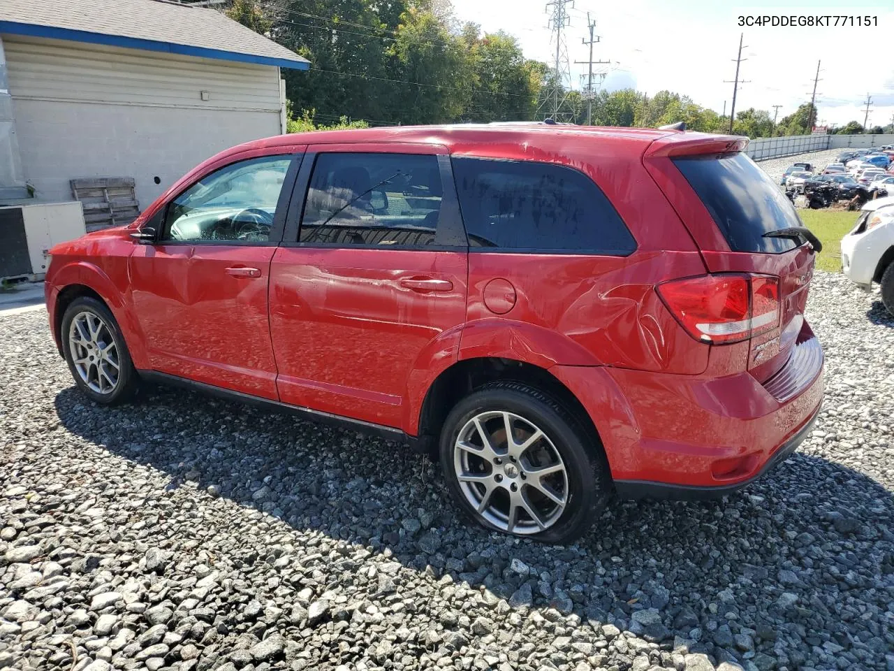 2019 Dodge Journey Gt VIN: 3C4PDDEG8KT771151 Lot: 72534644