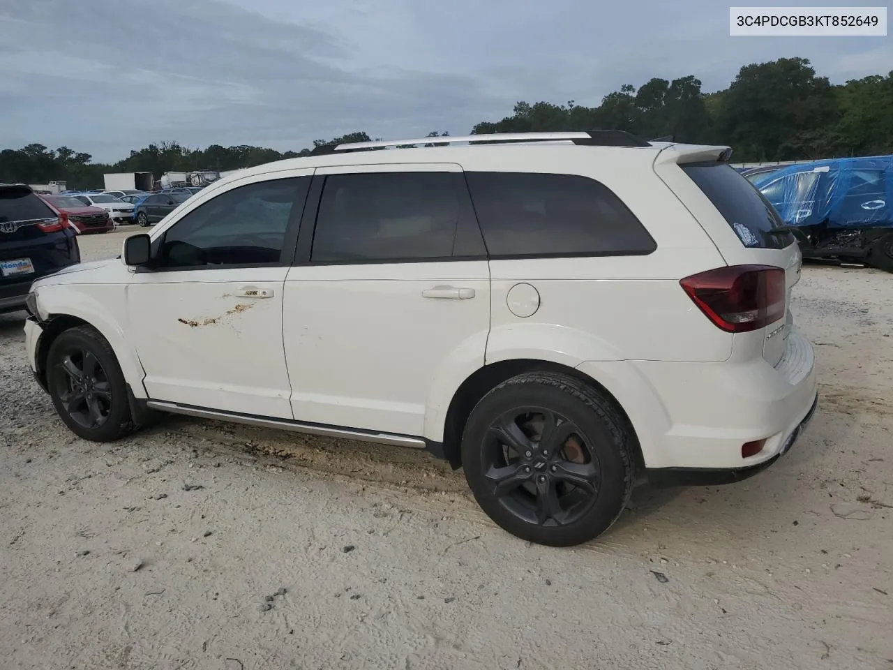 2019 Dodge Journey Crossroad VIN: 3C4PDCGB3KT852649 Lot: 72888874