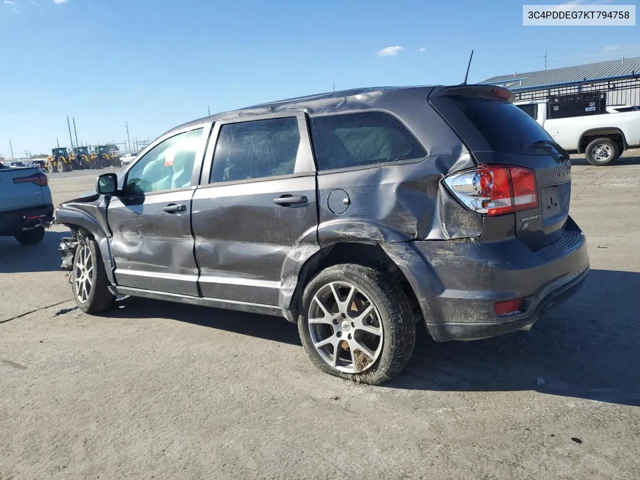 2019 Dodge Journey Gt VIN: 3C4PDDEG7KT794758 Lot: 73188664