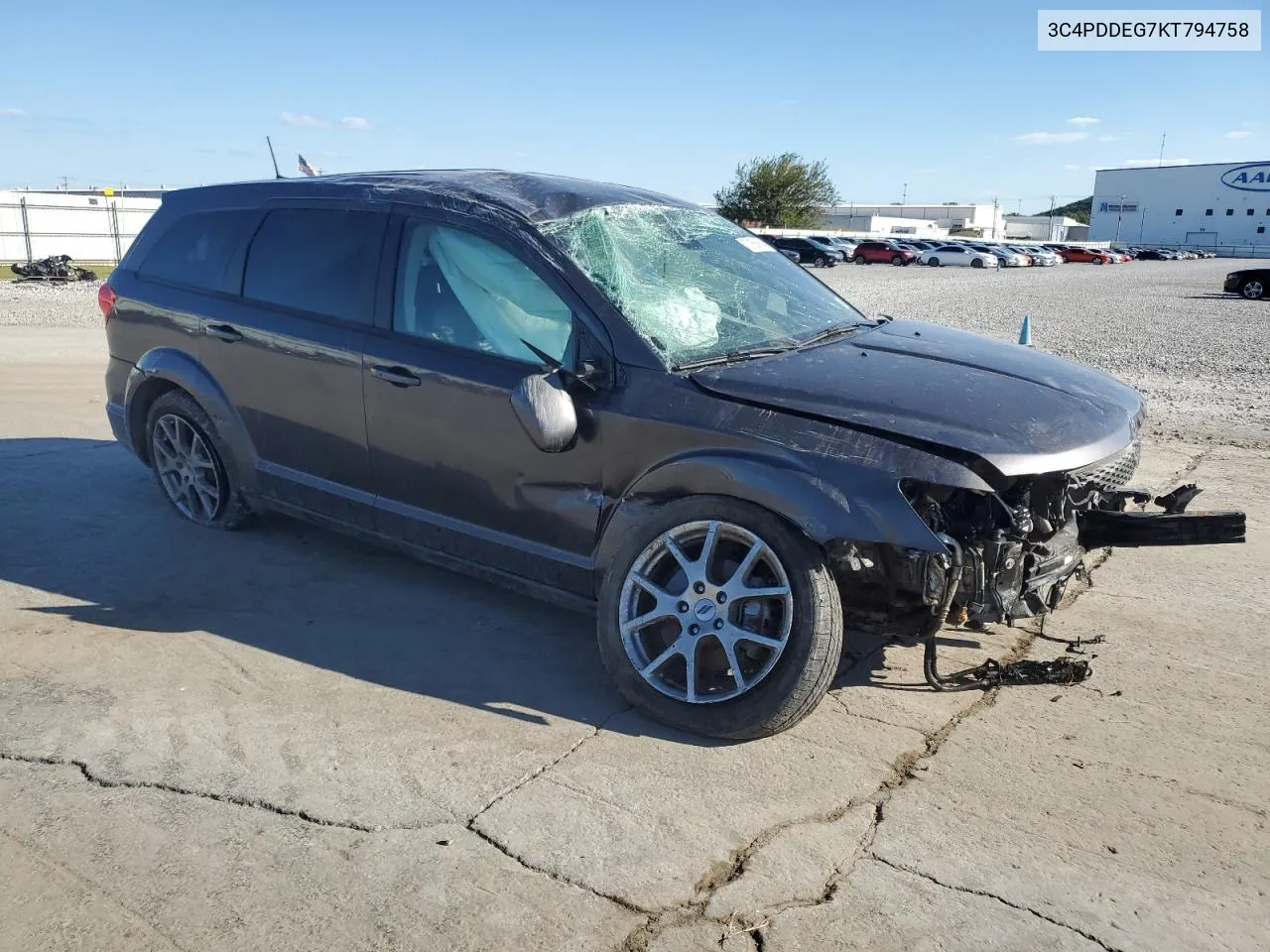 2019 Dodge Journey Gt VIN: 3C4PDDEG7KT794758 Lot: 73188664