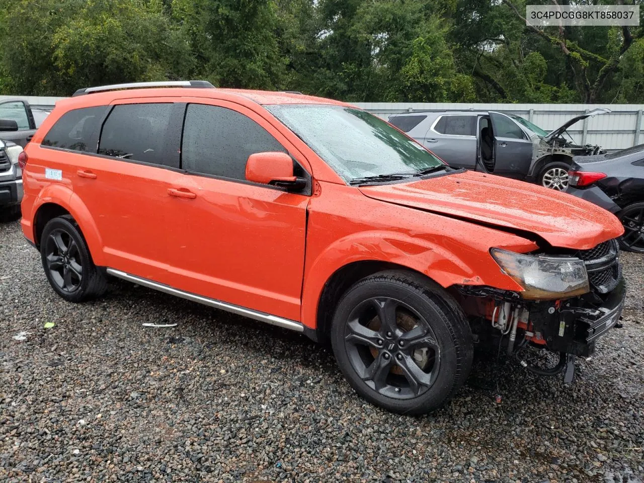 2019 Dodge Journey Crossroad VIN: 3C4PDCGG8KT858037 Lot: 73237764