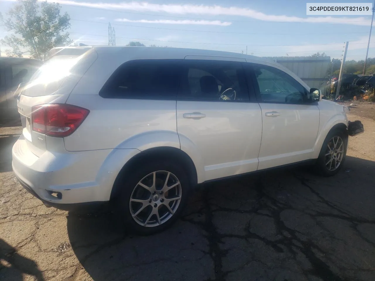 2019 Dodge Journey Gt VIN: 3C4PDDEG9KT821619 Lot: 73671994