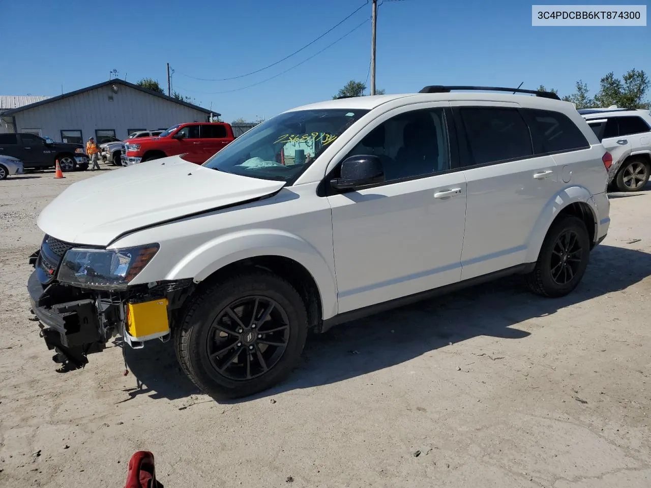 3C4PDCBB6KT874300 2019 Dodge Journey Se