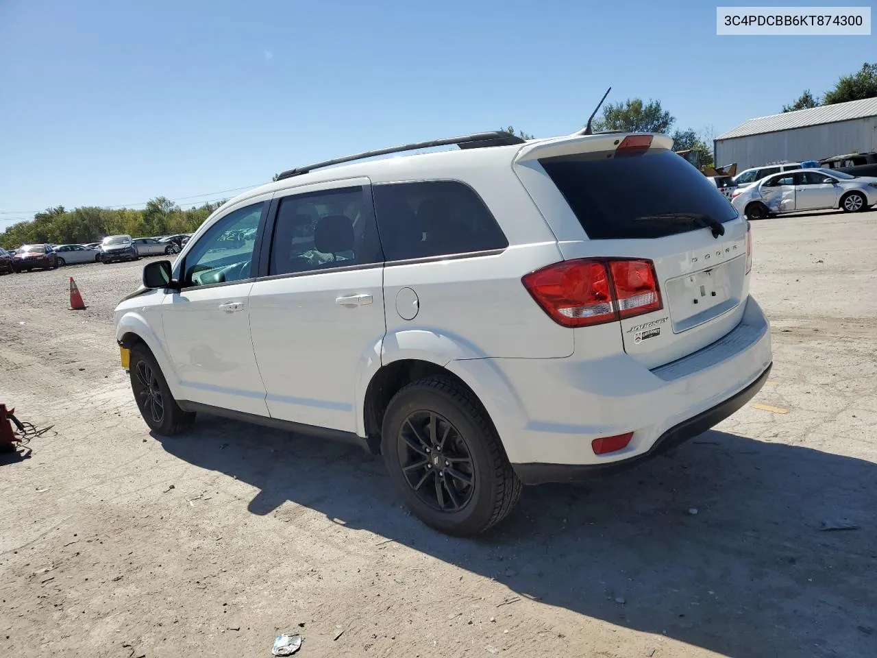 2019 Dodge Journey Se VIN: 3C4PDCBB6KT874300 Lot: 73689134