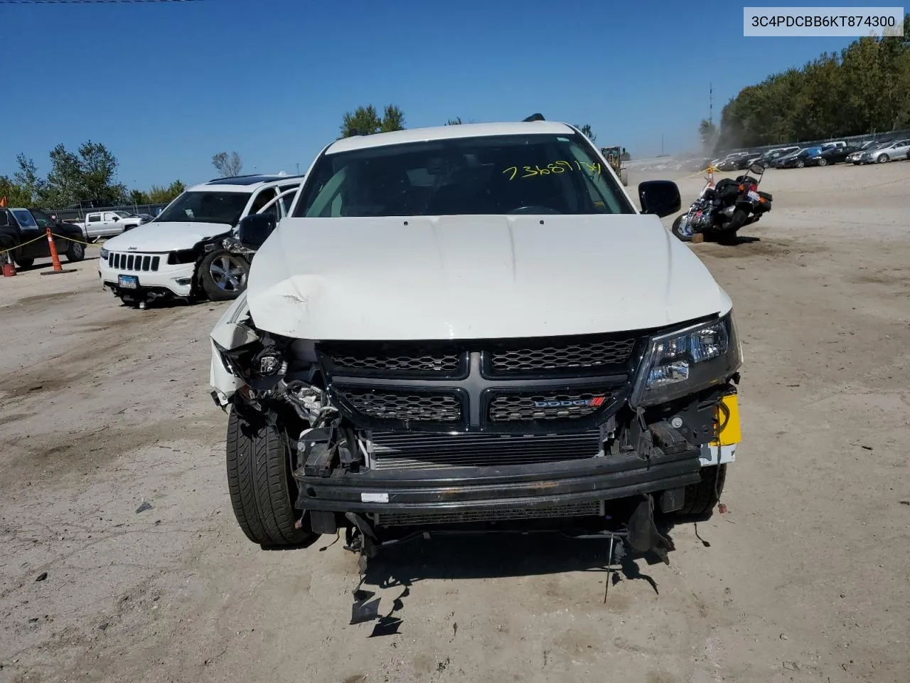 3C4PDCBB6KT874300 2019 Dodge Journey Se