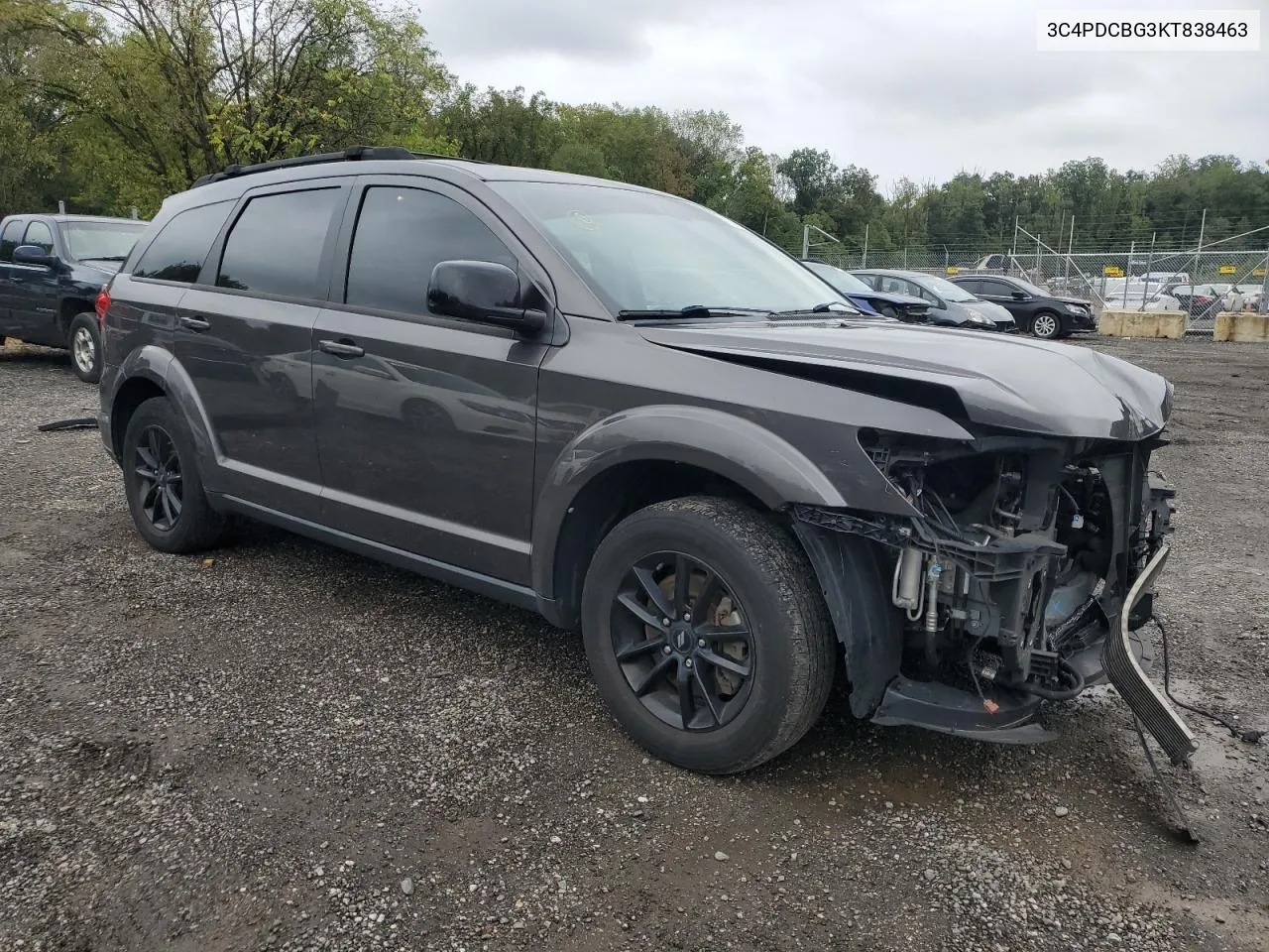 3C4PDCBG3KT838463 2019 Dodge Journey Se