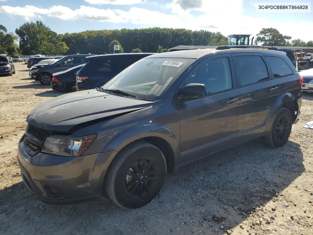 3C4PDCBB8KT866828 2019 Dodge Journey Se