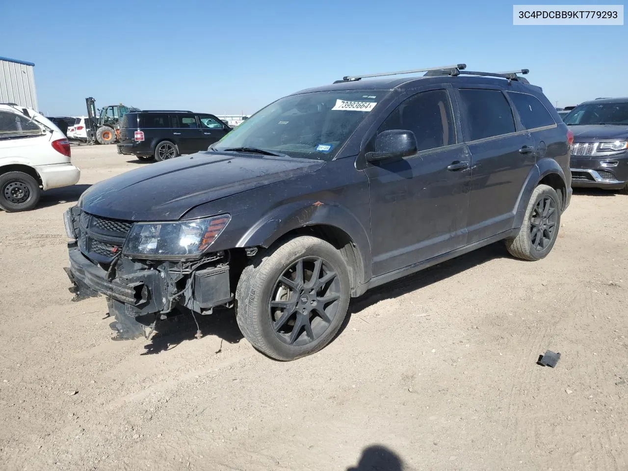 2019 Dodge Journey Se VIN: 3C4PDCBB9KT779293 Lot: 73993664