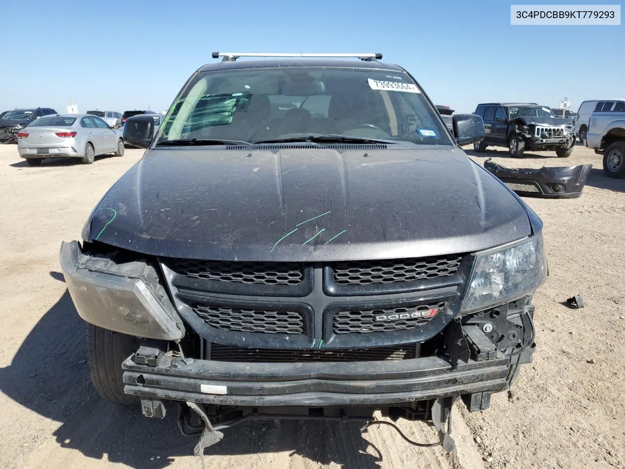 2019 Dodge Journey Se VIN: 3C4PDCBB9KT779293 Lot: 73993664