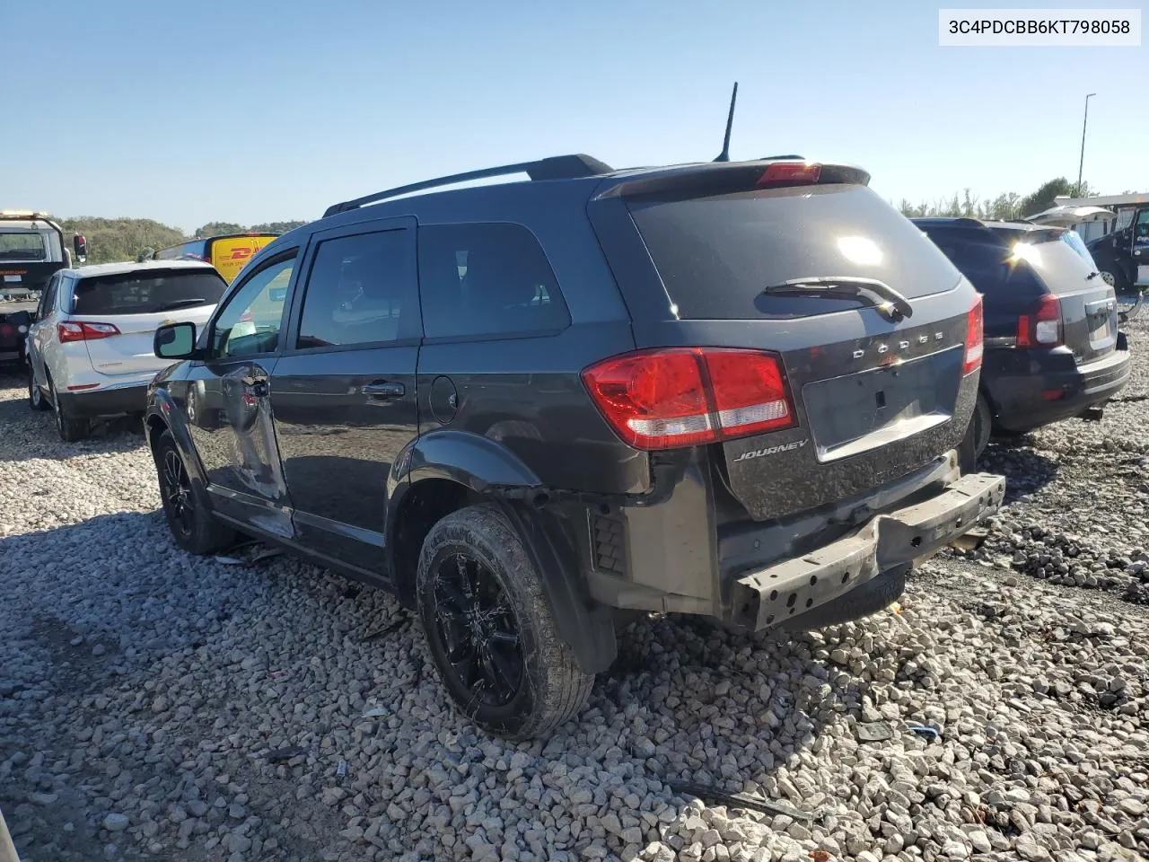 3C4PDCBB6KT798058 2019 Dodge Journey Se