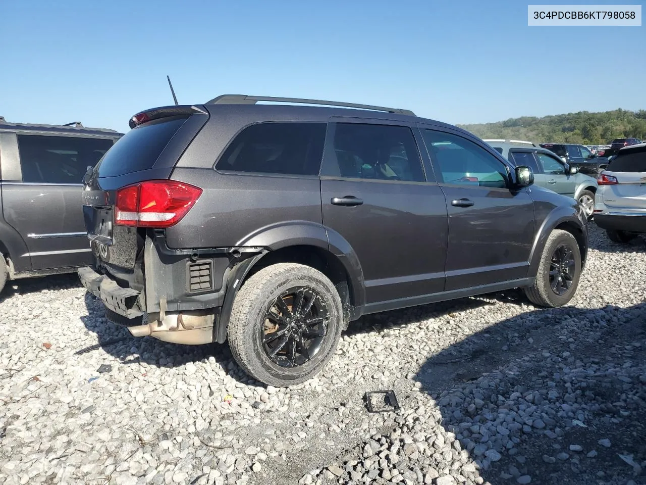 3C4PDCBB6KT798058 2019 Dodge Journey Se