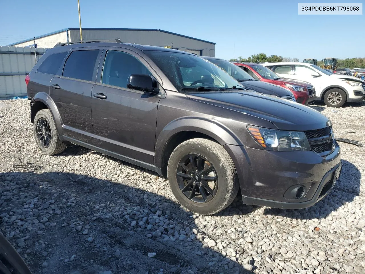 3C4PDCBB6KT798058 2019 Dodge Journey Se