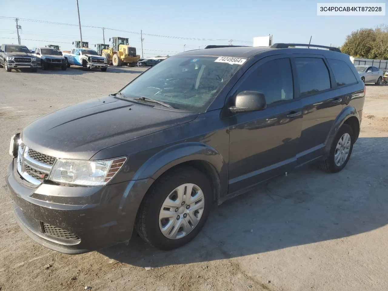 3C4PDCAB4KT872028 2019 Dodge Journey Se