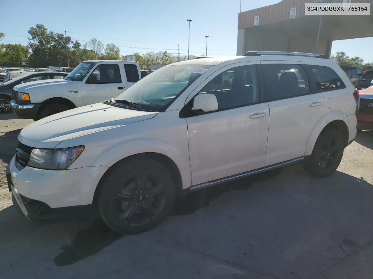 2019 Dodge Journey Crossroad VIN: 3C4PDDGGXKT765154 Lot: 74290904