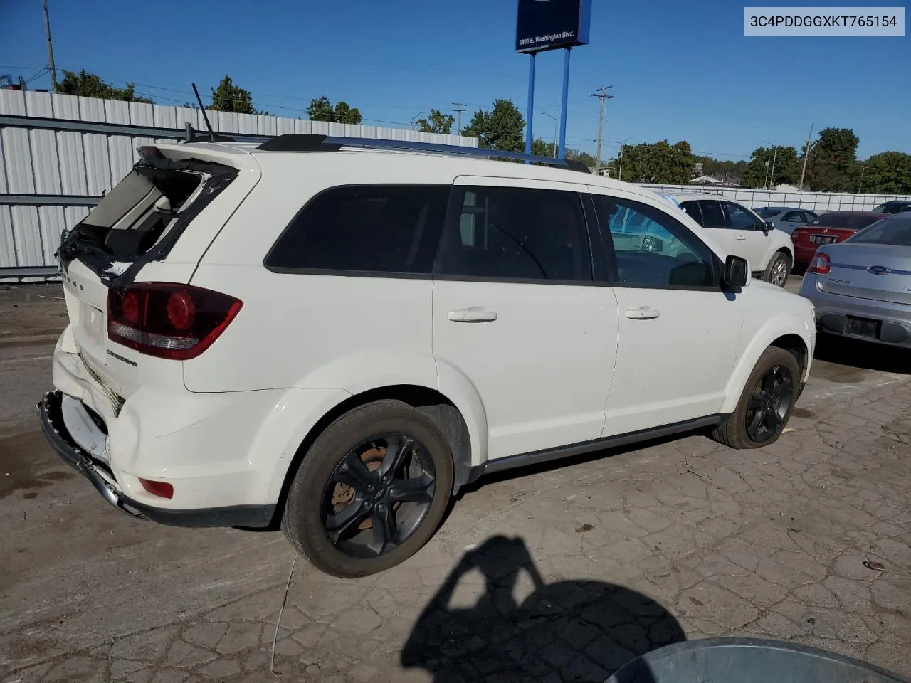 2019 Dodge Journey Crossroad VIN: 3C4PDDGGXKT765154 Lot: 74290904