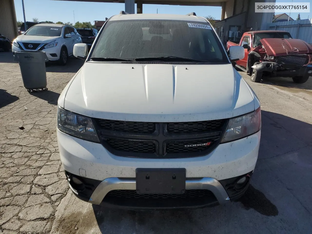 2019 Dodge Journey Crossroad VIN: 3C4PDDGGXKT765154 Lot: 74290904