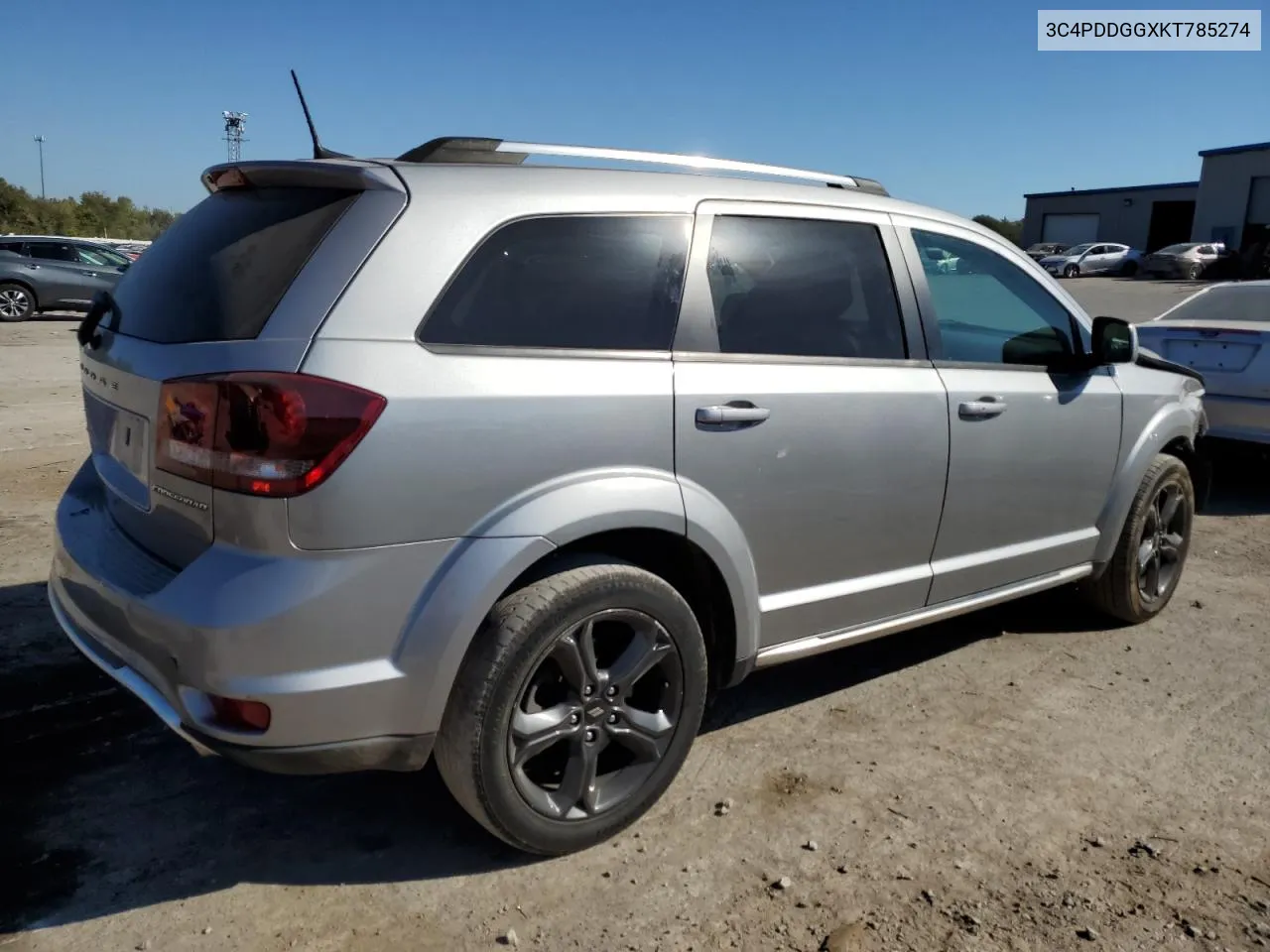 2019 Dodge Journey Crossroad VIN: 3C4PDDGGXKT785274 Lot: 74428634