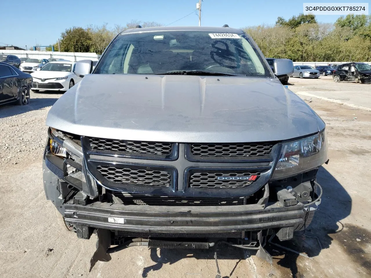 3C4PDDGGXKT785274 2019 Dodge Journey Crossroad