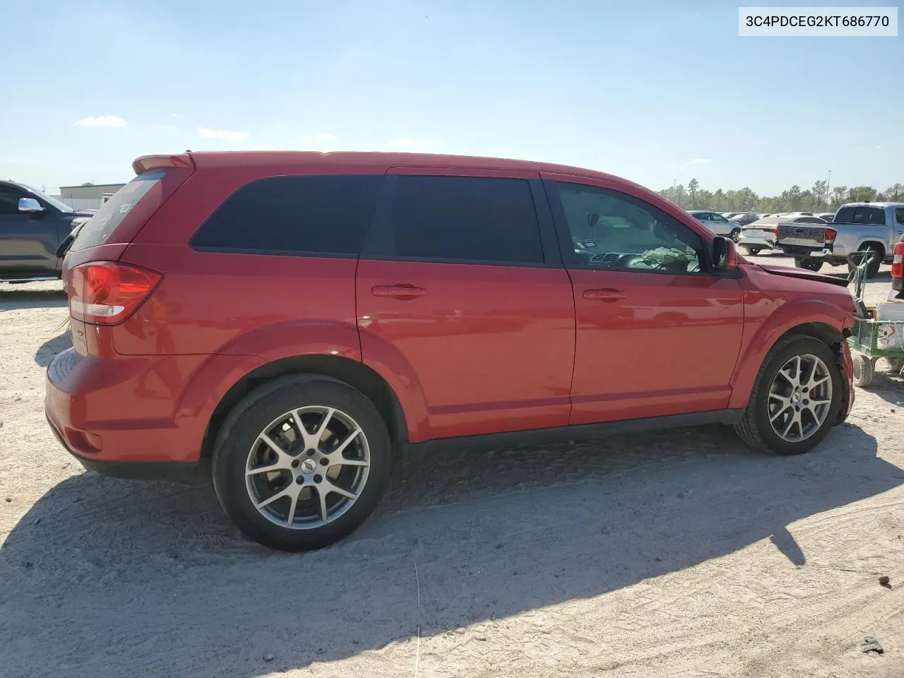 2019 Dodge Journey Gt VIN: 3C4PDCEG2KT686770 Lot: 74488674