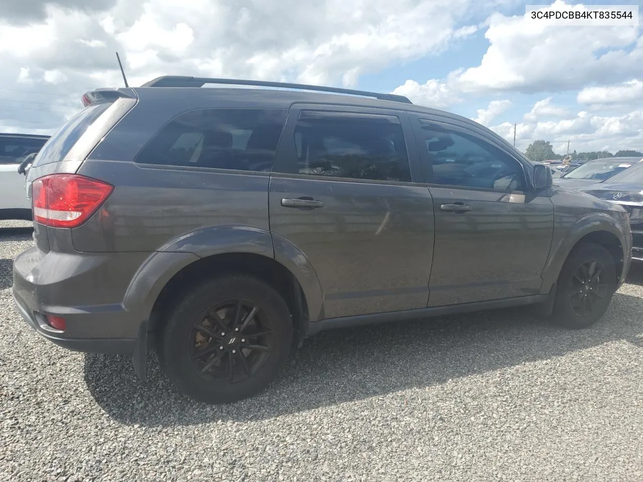 2019 Dodge Journey Se VIN: 3C4PDCBB4KT835544 Lot: 74526864