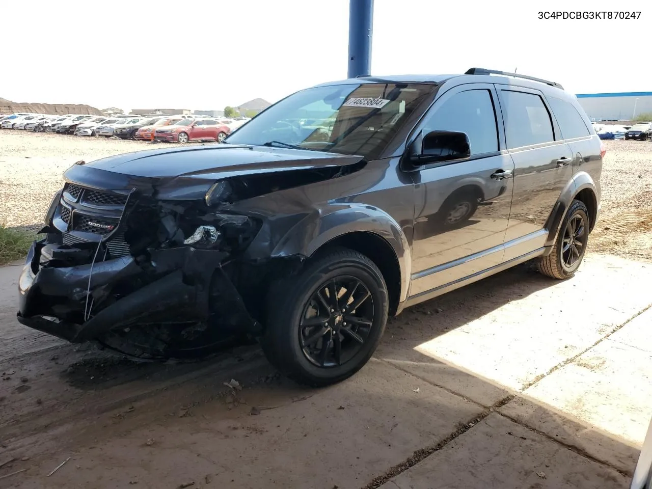 3C4PDCBG3KT870247 2019 Dodge Journey Se