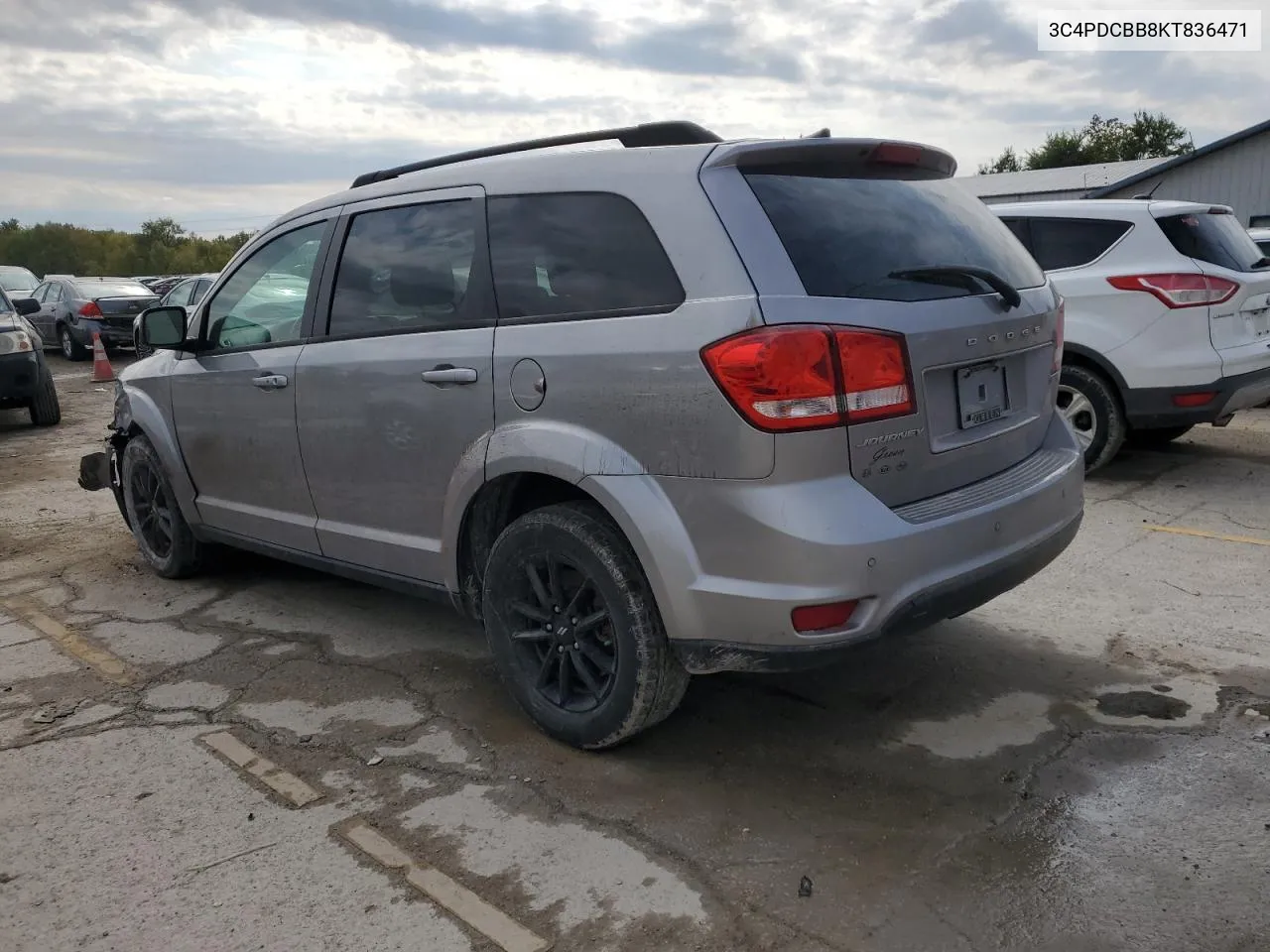 2019 Dodge Journey Se VIN: 3C4PDCBB8KT836471 Lot: 74729204