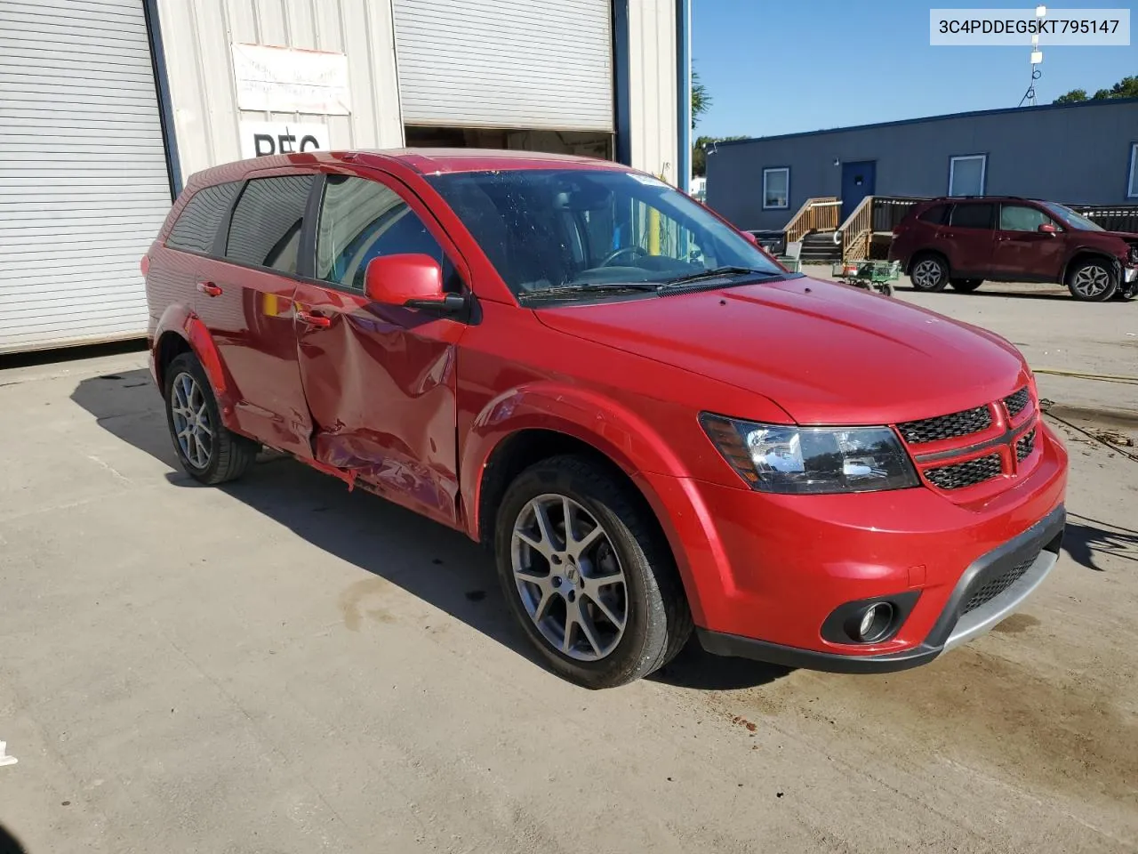 2019 Dodge Journey Gt VIN: 3C4PDDEG5KT795147 Lot: 74747074