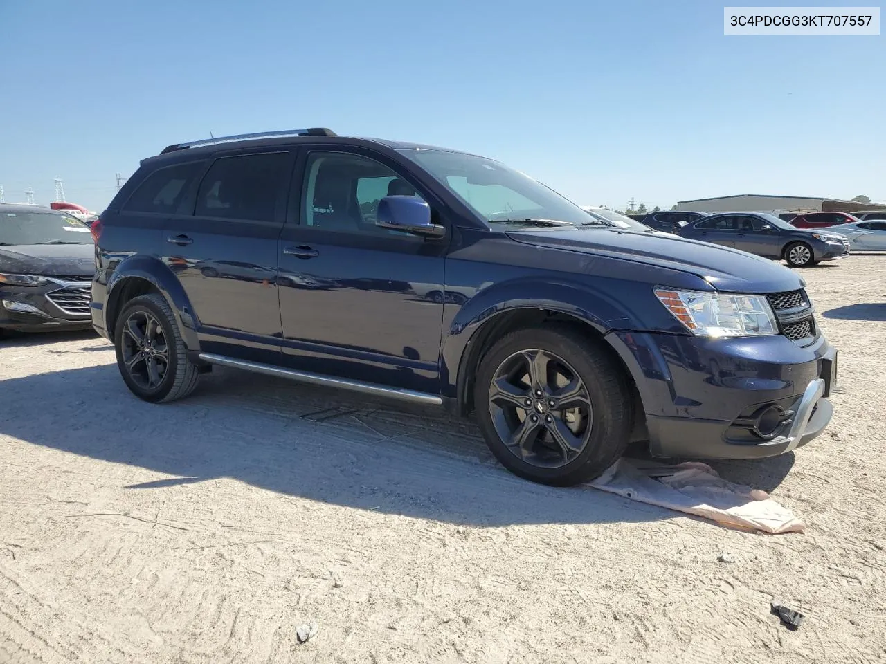 2019 Dodge Journey Crossroad VIN: 3C4PDCGG3KT707557 Lot: 74826324