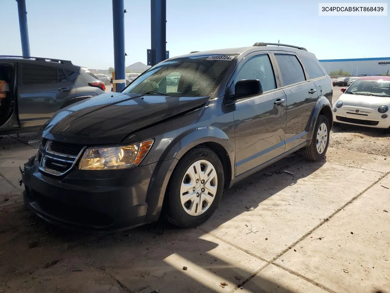 2019 Dodge Journey Se VIN: 3C4PDCAB5KT868439 Lot: 74855724