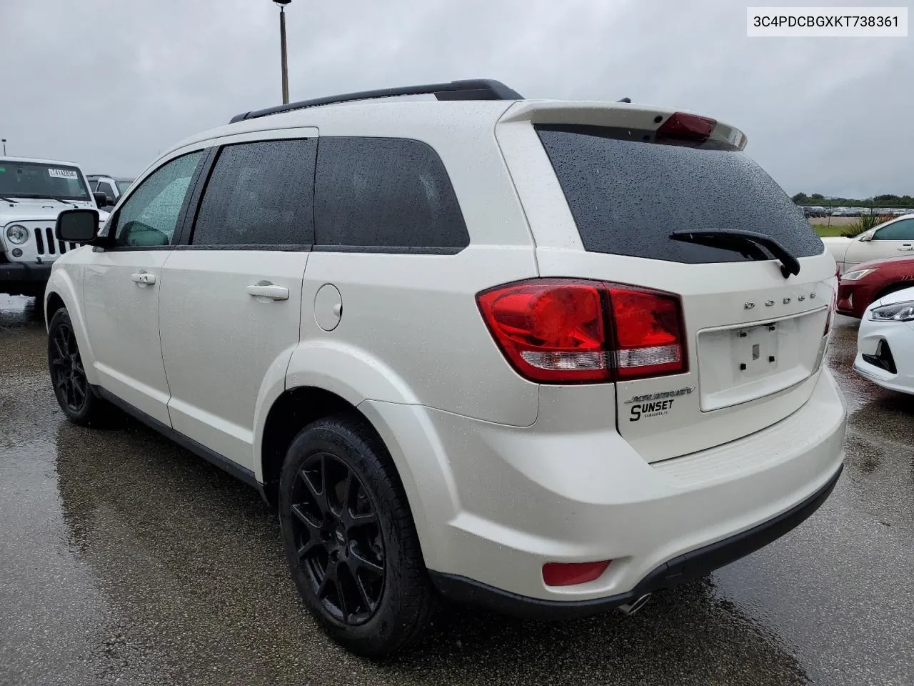 2019 Dodge Journey Se VIN: 3C4PDCBGXKT738361 Lot: 74901894