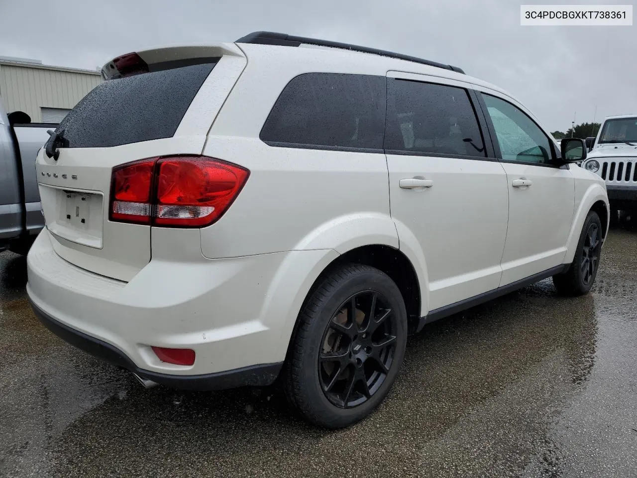 2019 Dodge Journey Se VIN: 3C4PDCBGXKT738361 Lot: 74901894