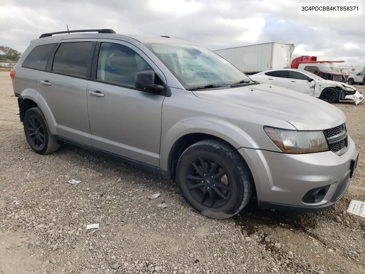 2019 Dodge Journey Se VIN: 3C4PDCBB4KT858371 Lot: 74922114