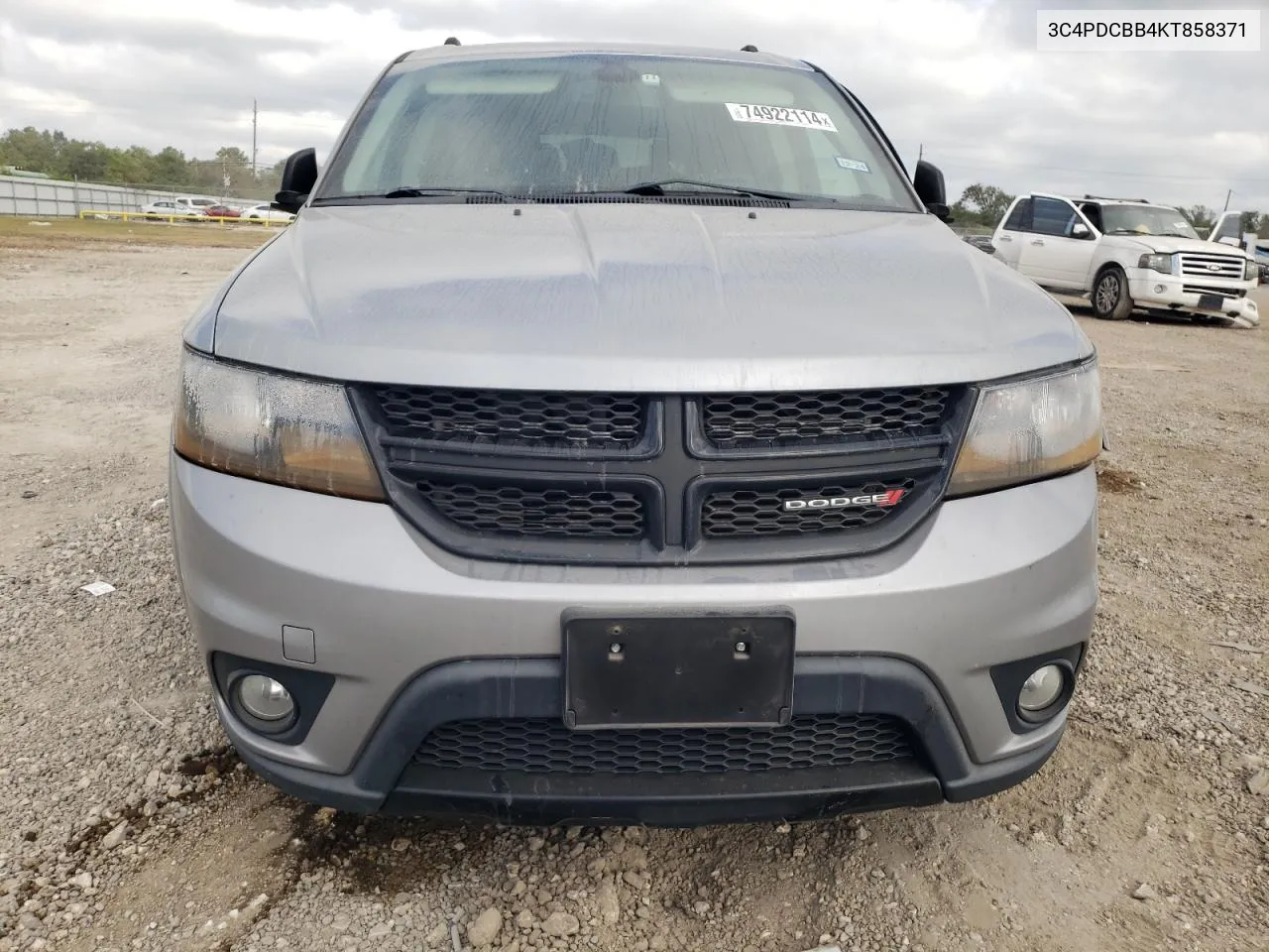 2019 Dodge Journey Se VIN: 3C4PDCBB4KT858371 Lot: 74922114