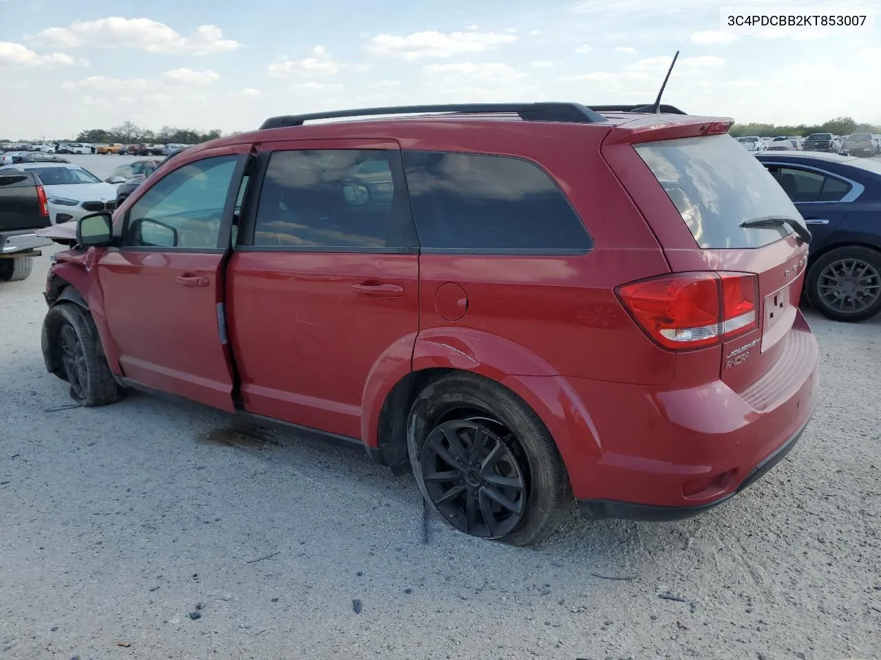 2019 Dodge Journey Se VIN: 3C4PDCBB2KT853007 Lot: 75014924