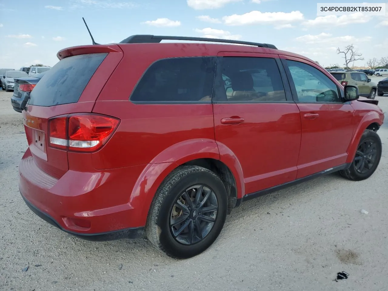 2019 Dodge Journey Se VIN: 3C4PDCBB2KT853007 Lot: 75014924