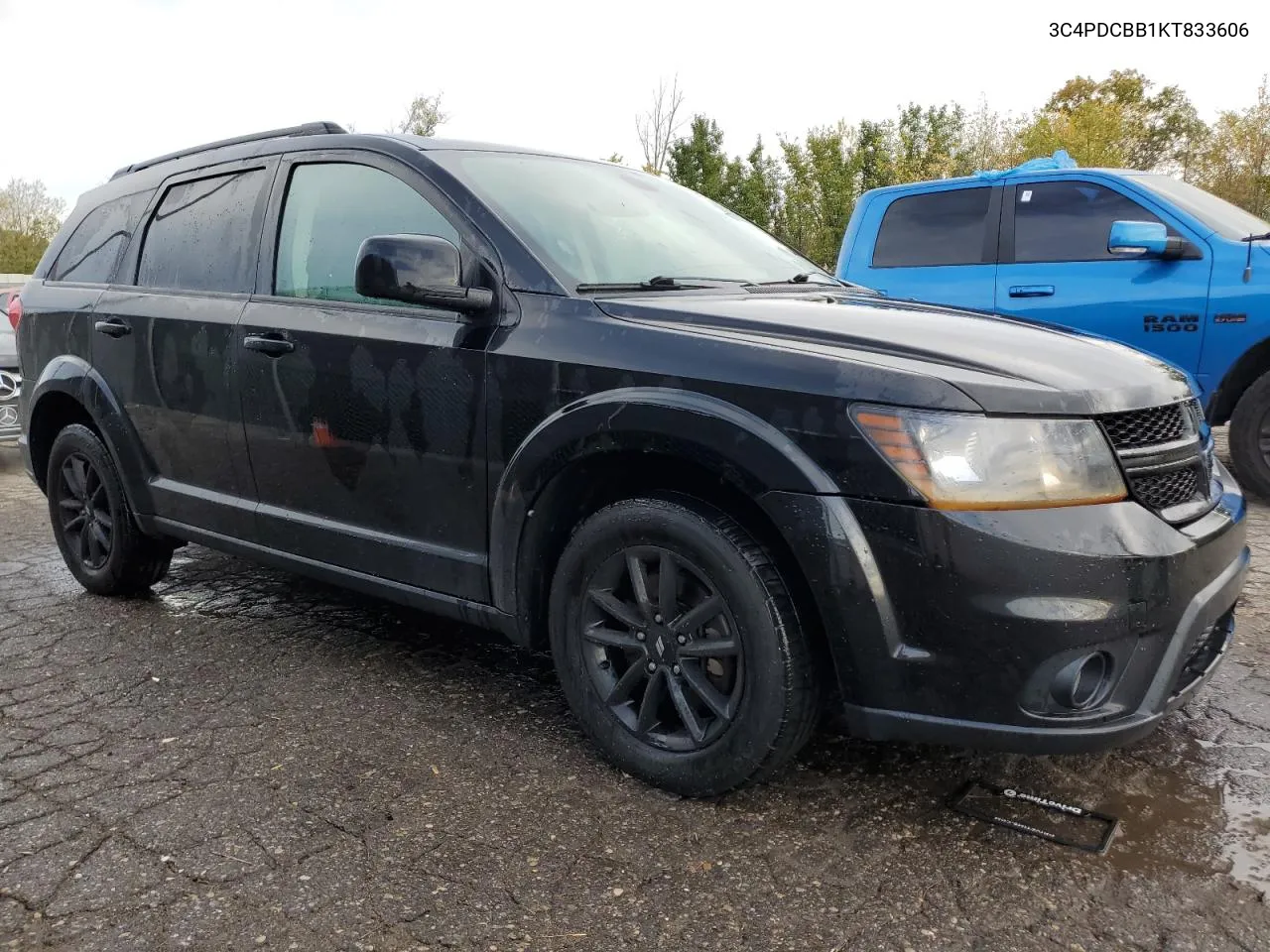 2019 Dodge Journey Se VIN: 3C4PDCBB1KT833606 Lot: 75269554