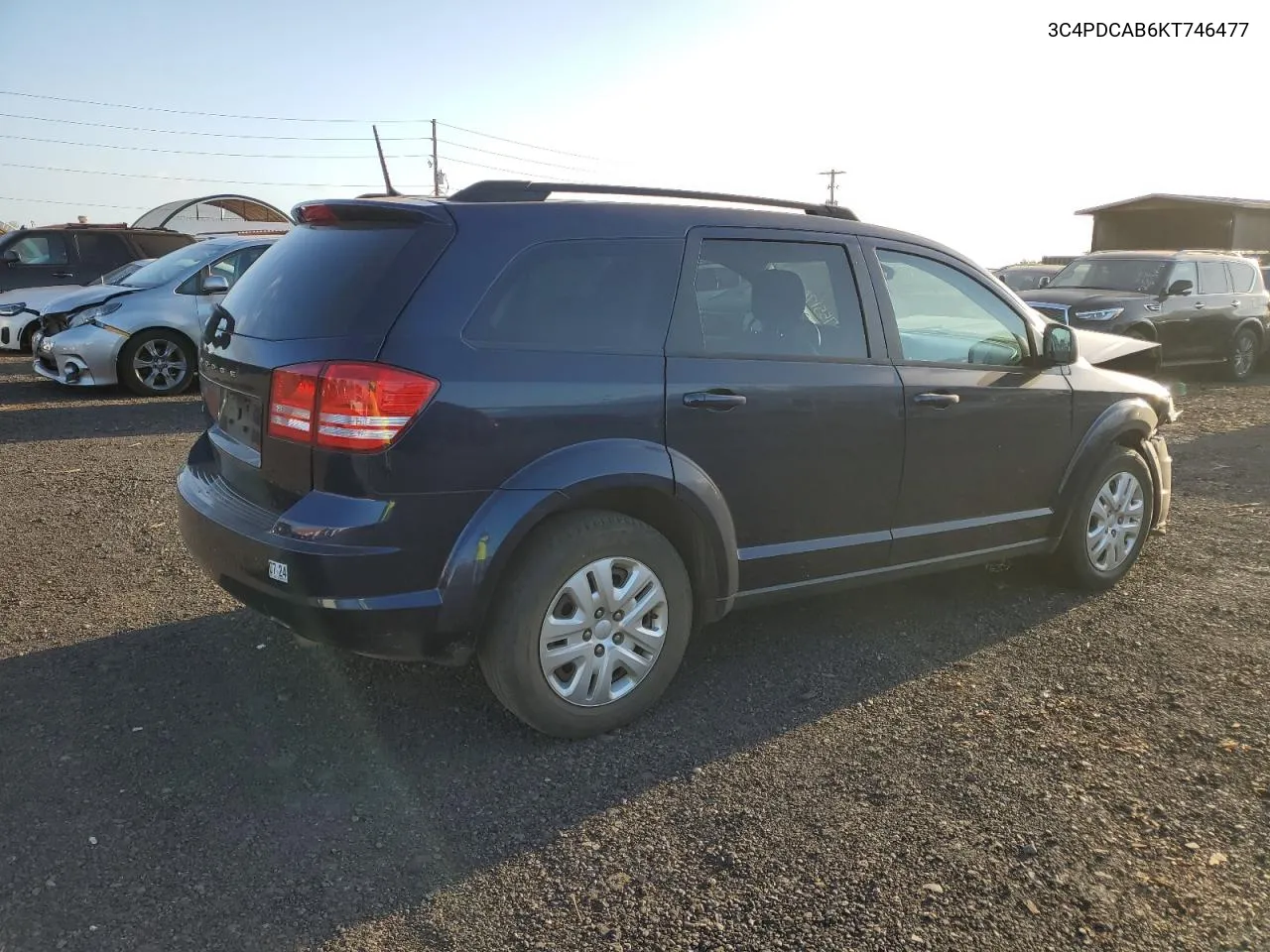 3C4PDCAB6KT746477 2019 Dodge Journey Se