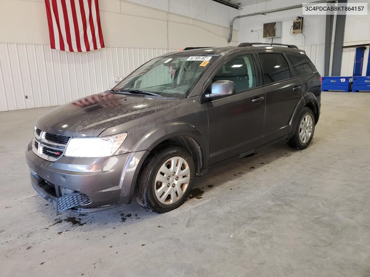 2019 Dodge Journey Se VIN: 3C4PDCAB8KT864157 Lot: 75613914