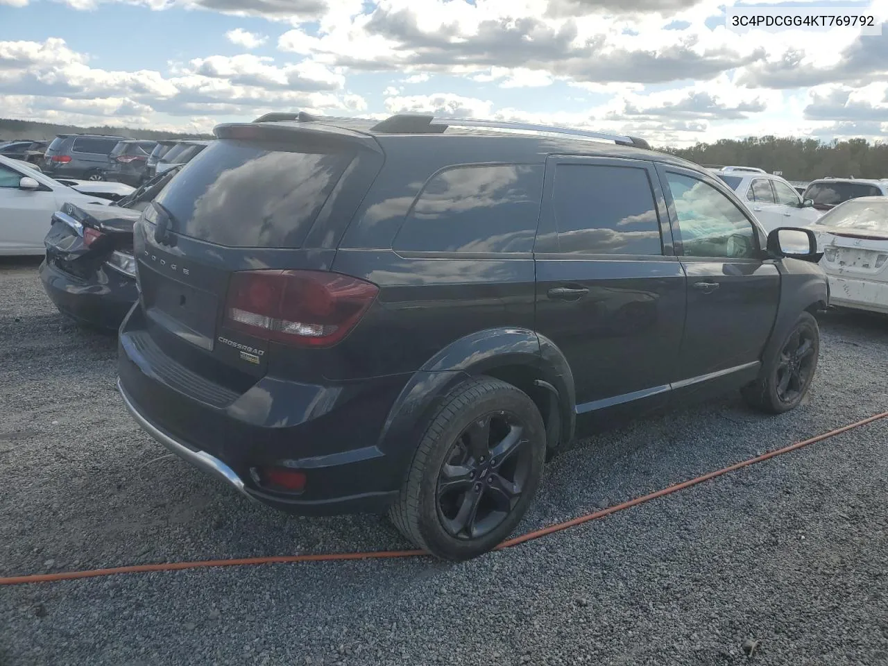 2019 Dodge Journey Crossroad VIN: 3C4PDCGG4KT769792 Lot: 76278924