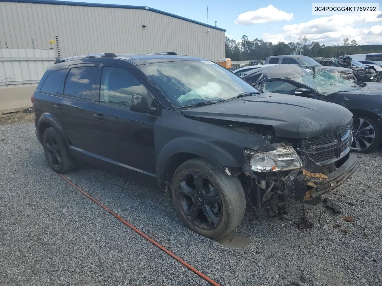 2019 Dodge Journey Crossroad VIN: 3C4PDCGG4KT769792 Lot: 76278924