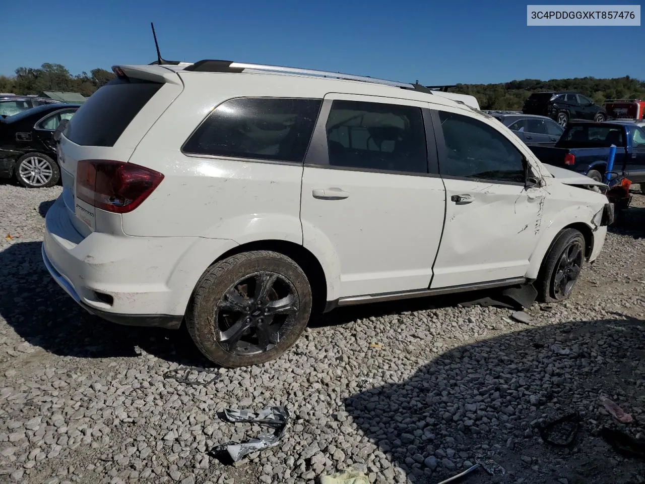 2019 Dodge Journey Crossroad VIN: 3C4PDDGGXKT857476 Lot: 76290304