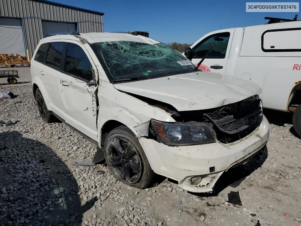 2019 Dodge Journey Crossroad VIN: 3C4PDDGGXKT857476 Lot: 76290304